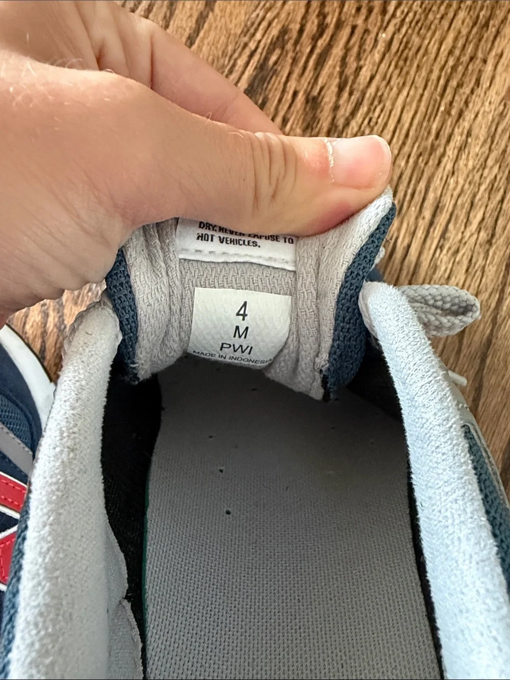 New Balance boys size